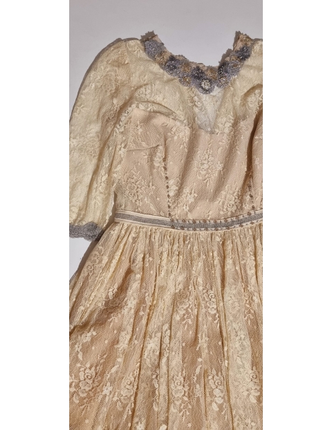 Rochie Dantela Crem